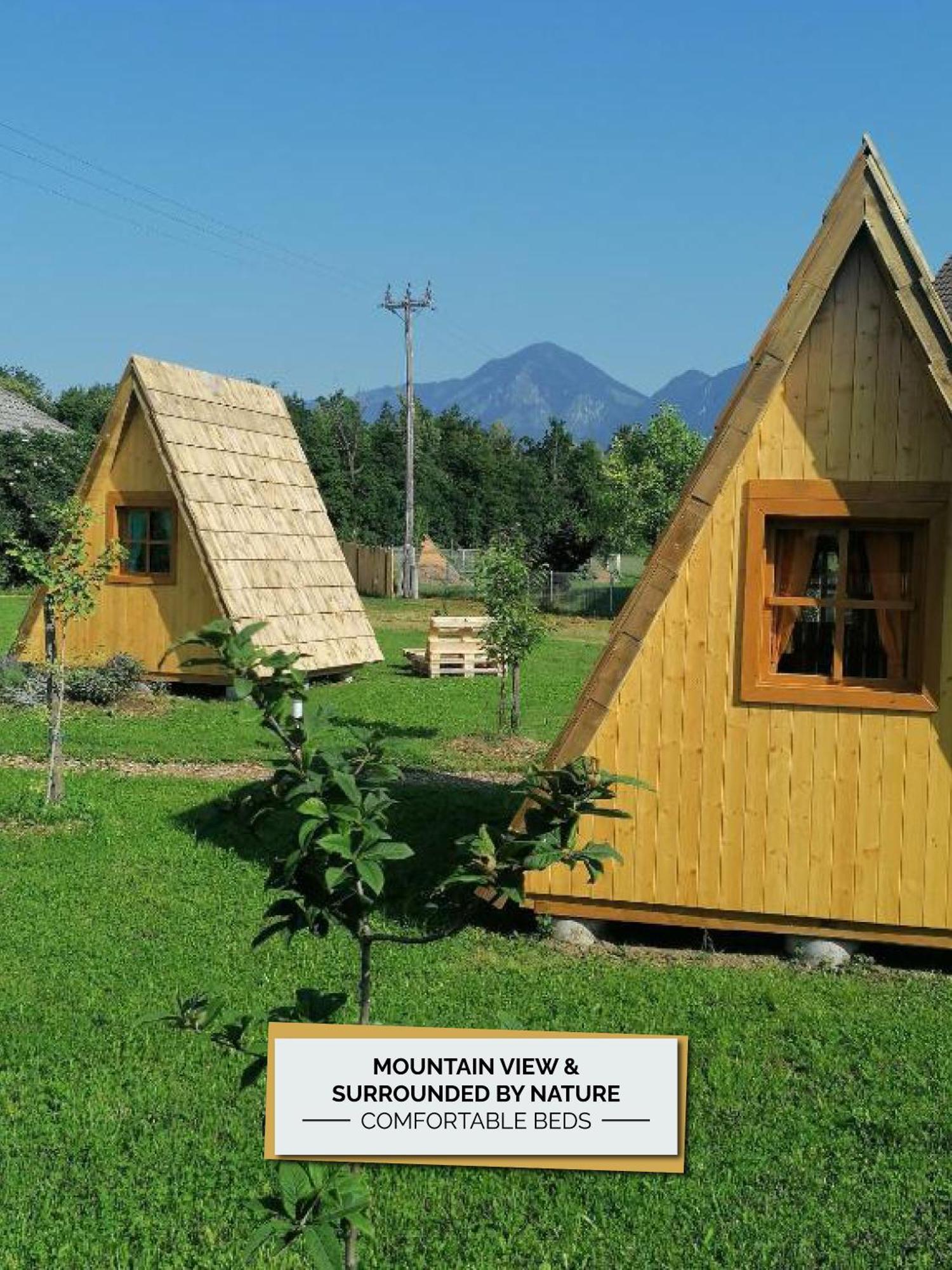 ホテル Glamping Mohorjev Grunt ゴレンスカ地方 エクステリア 写真